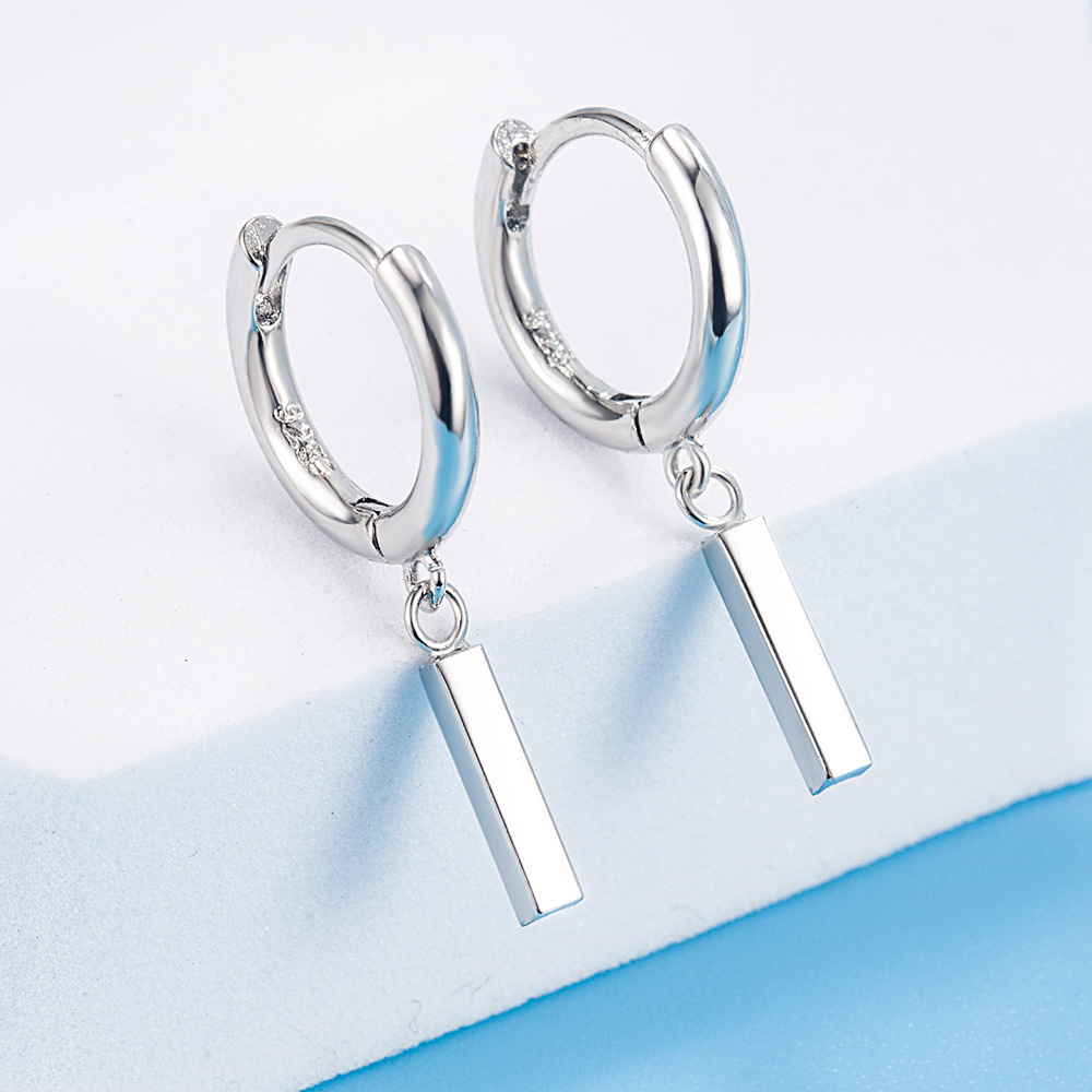 Personality Geometry Square Column Earrings For Women