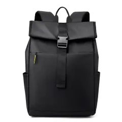 Casual Fashion Backpack For Men Women New Laptop Backpack Oxford Cloth Waterproof Short Distance Travel Backpack Men Black - Black - View 1