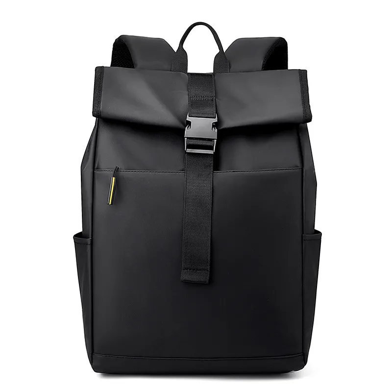 Casual Fashion Backpack For Men Women New Laptop Backpack Oxford Cloth Waterproof Short Distance Travel Backpack Men Black - Black