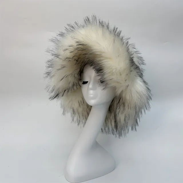Fashionable All match Raccoon Fur Hat White - Shop at LoveMi