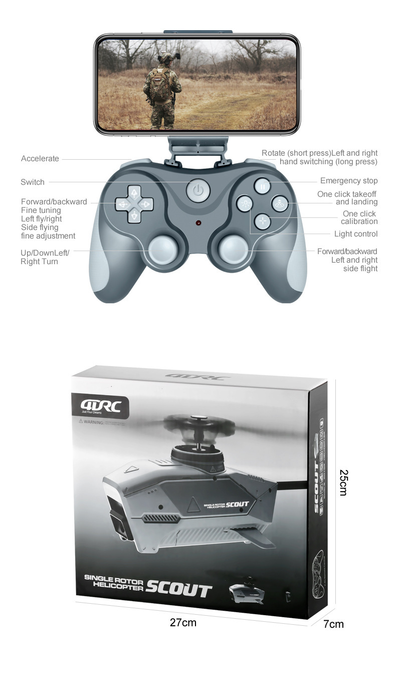 Remote Control Reconnaissance 8K Aerial Photography Special UAV - Image 9