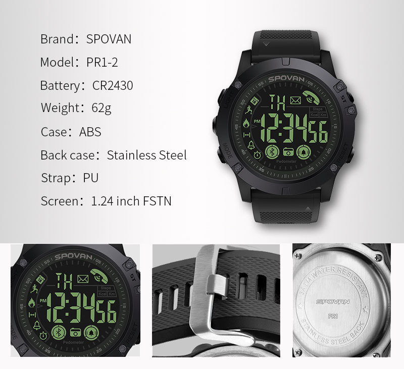 Title 6, Montre connectée Bluetooth sport, rappel de pas...