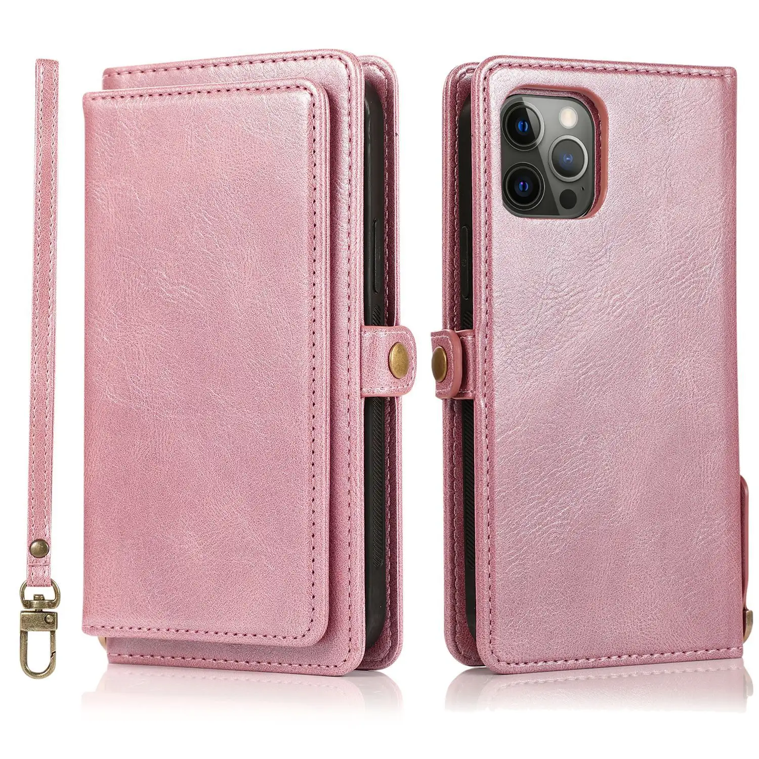 Flip Card Mobile Phone Leather Case