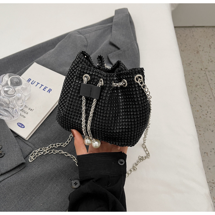 Women's Crossbody Rhinestone Bucket Bag — foto 14