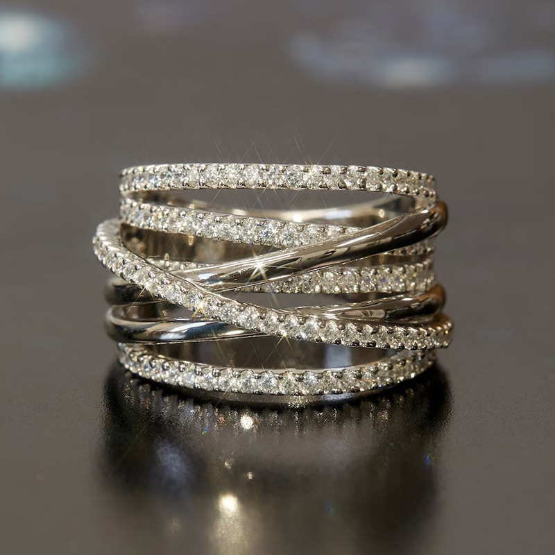 Multilayered Designer-Style Ring For Women