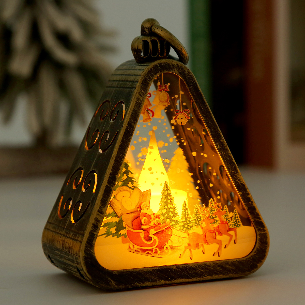 Title 11, Christmas Decorations Retro Electric Candle Lam...