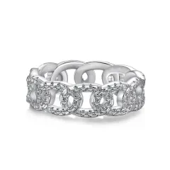 Fashion Personality Female Chain Punk Ring - Dy120888Swwh - View 1