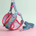 Blue With Pink Edges