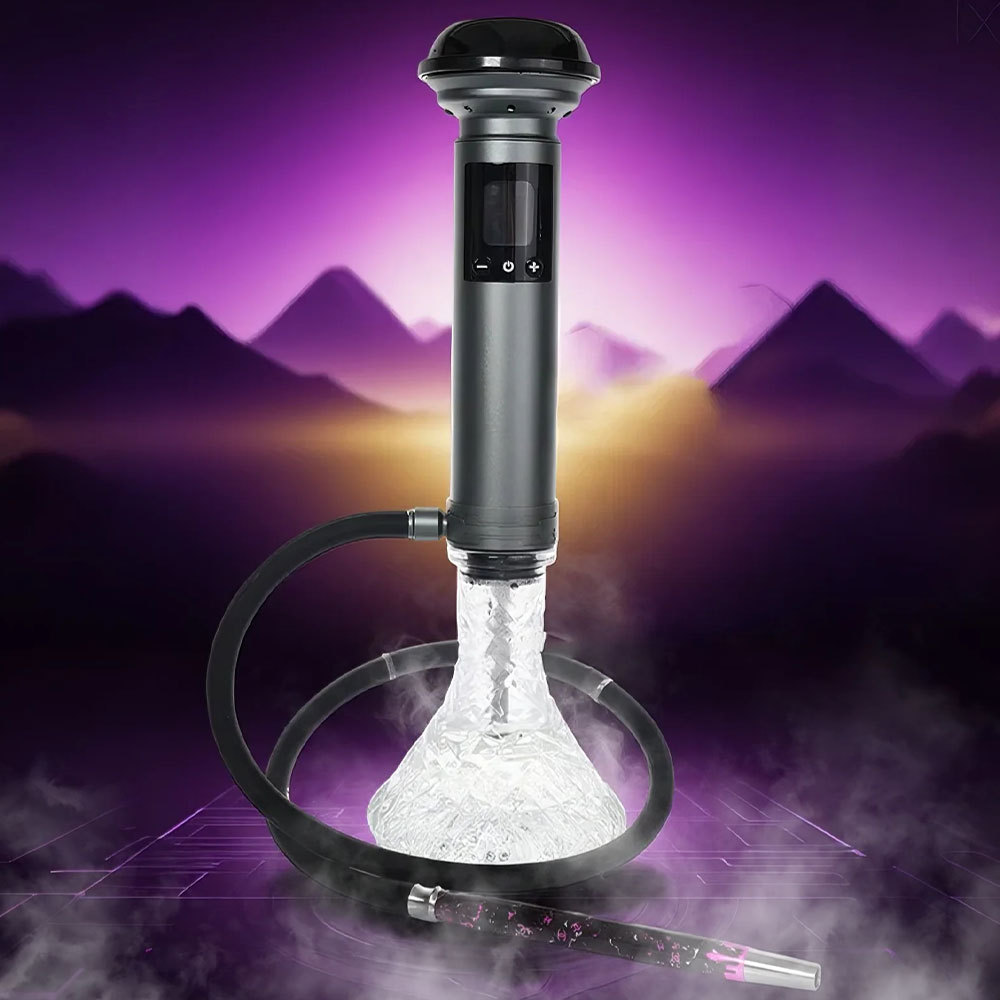 Electronic Hookah With Adjustable Temperature And Electronic Heating