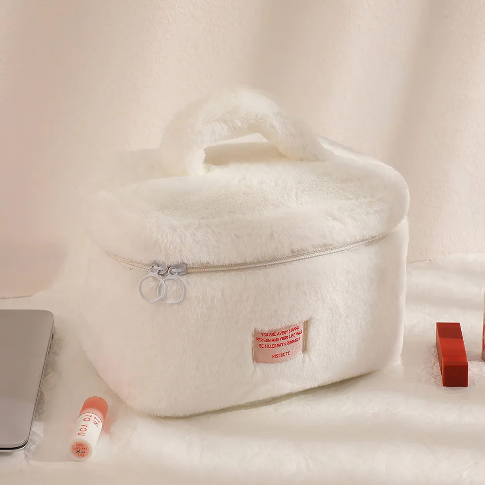 Portable Storage Bag Good-looking Large Capacity Wash Bag - White