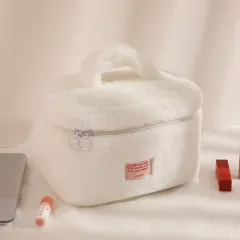 Portable Storage Bag Good-looking Large Capacity Wash Bag - White - View 1