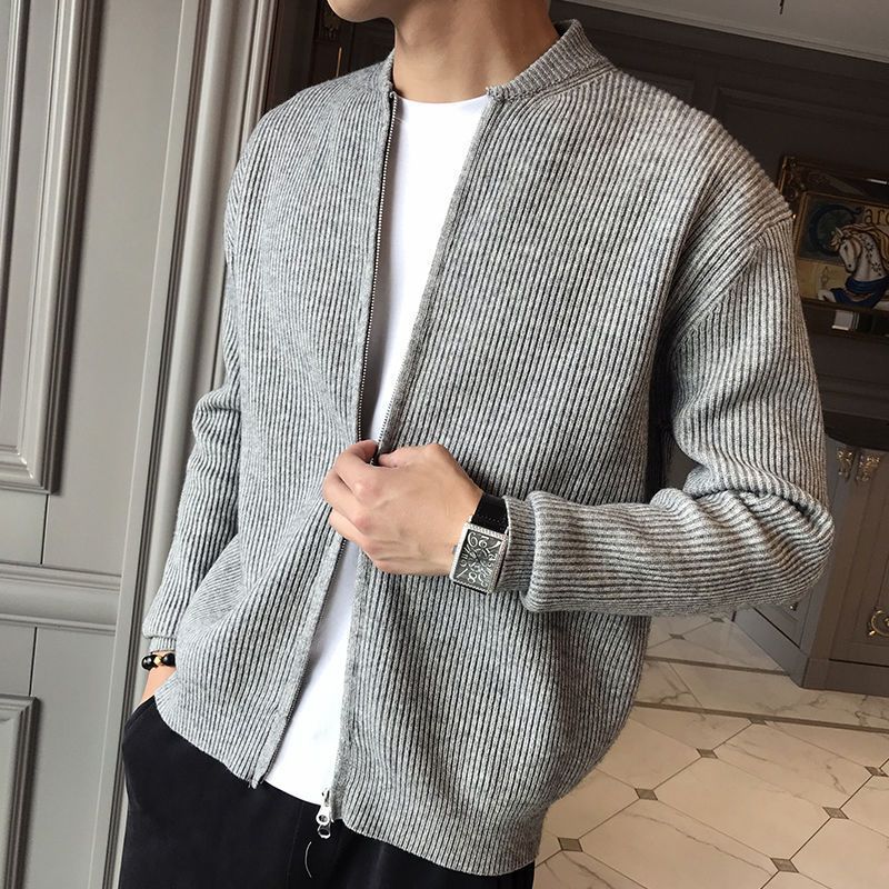 1695 Cardigan Sweater Gray