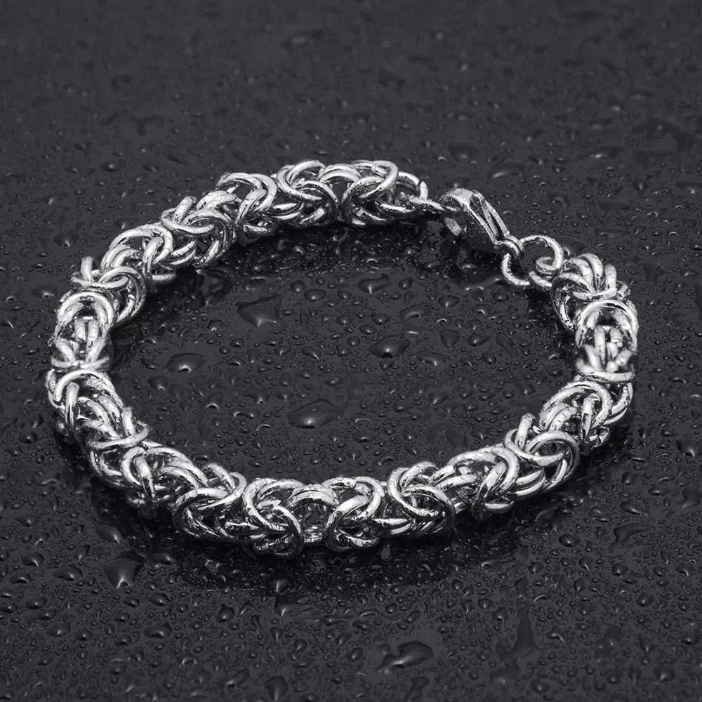 Ring Buckle Multi-ring Titanium Steel Bracelet