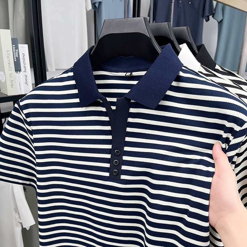 Loose Harajuku Style Hong Kong Style Half Sleeve Top