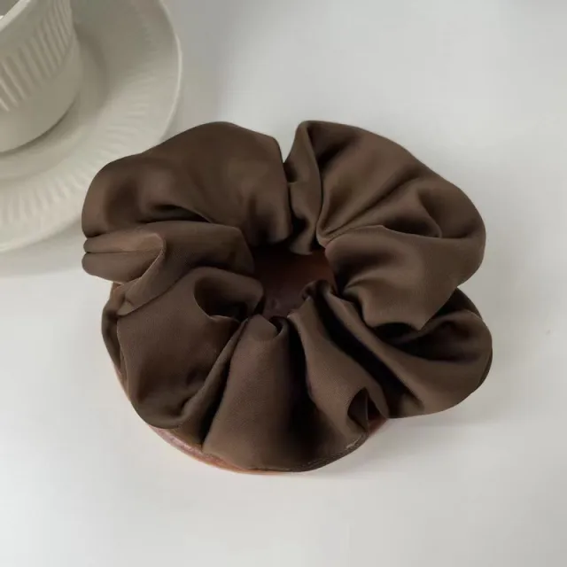 Advanced Sense Simple Graceful Hair Ring Deep Coffee - Shop at LoveMi