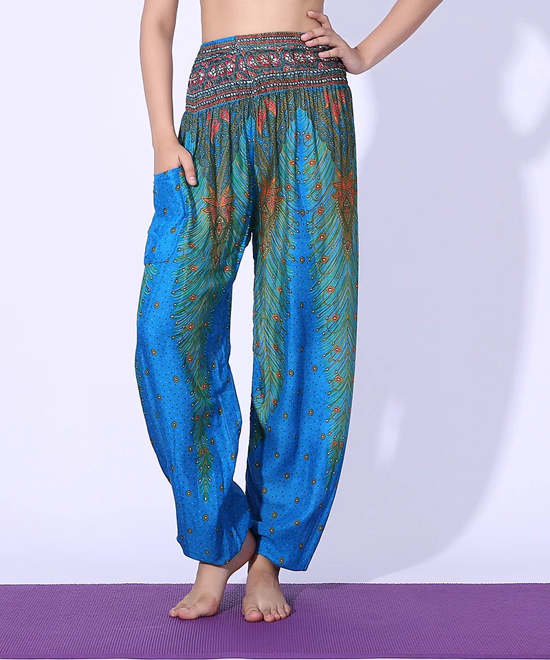 Title 12, Pantalon de yoga Peacock taille haute, confort ...