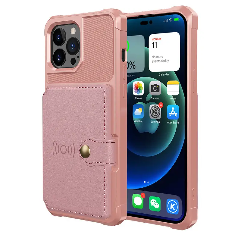 Car Magnetic Card Cover Phone Case Drop-resistant Protective Cover