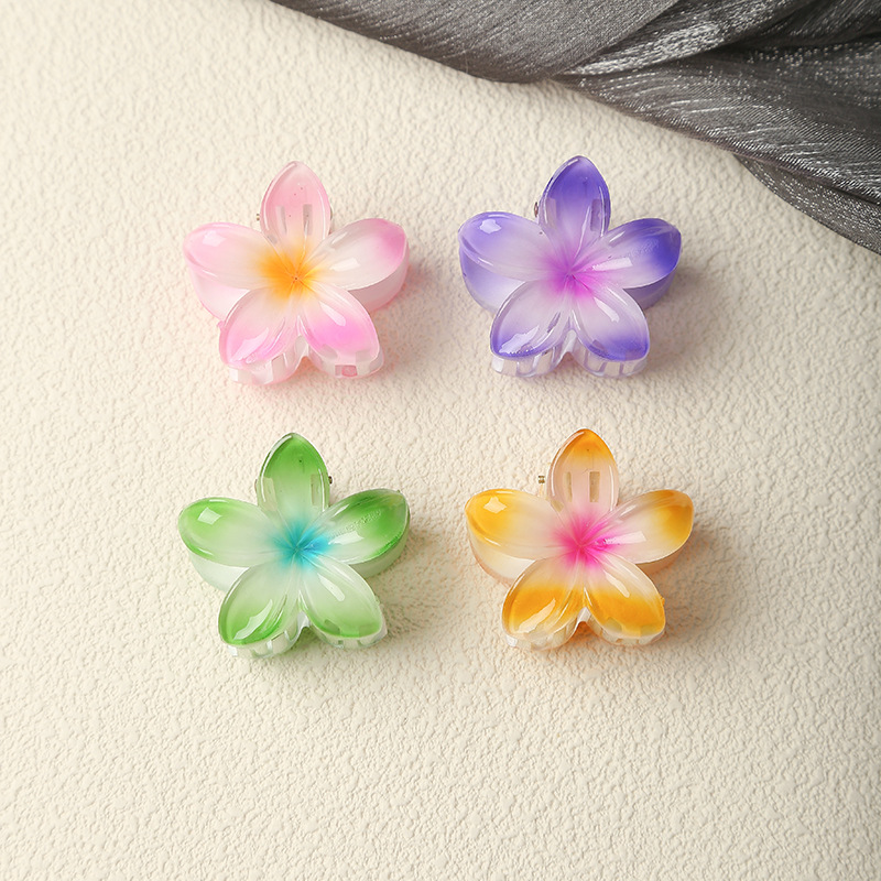 Title 5, 4cm Bauhinia Small Hair Grabbing Clip Simple Pl...