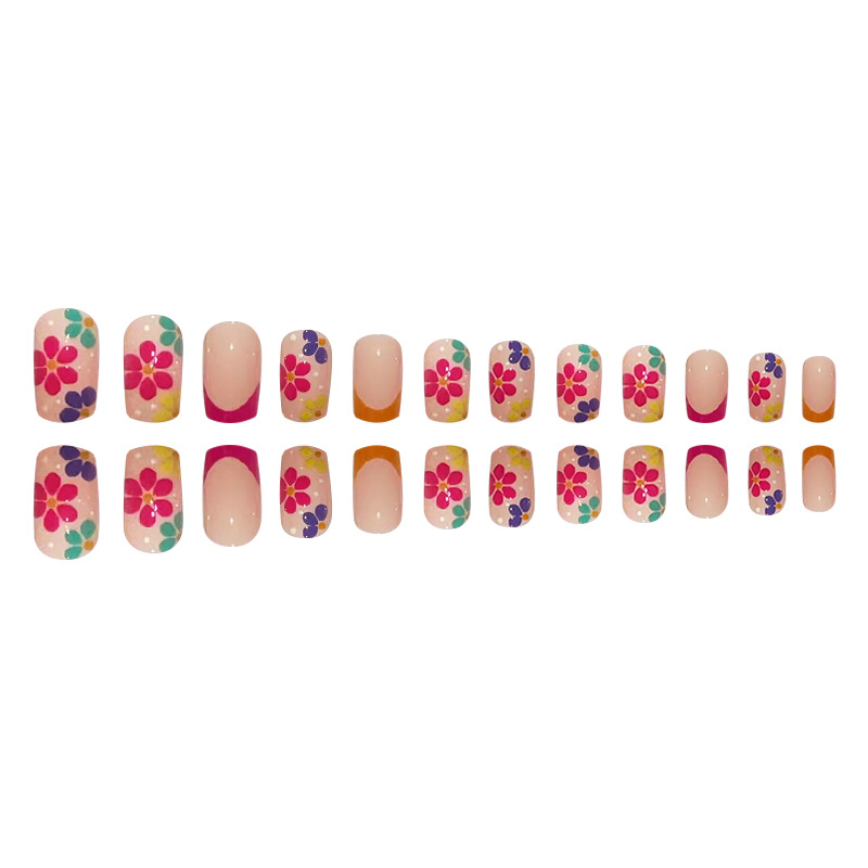 24-piece Transparent Nail Patch Box