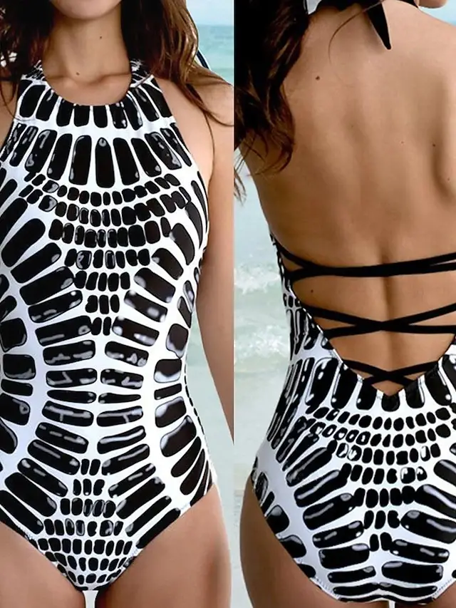 Womens Sexy Printed Beach Bikini For A Sculpted Silhouette