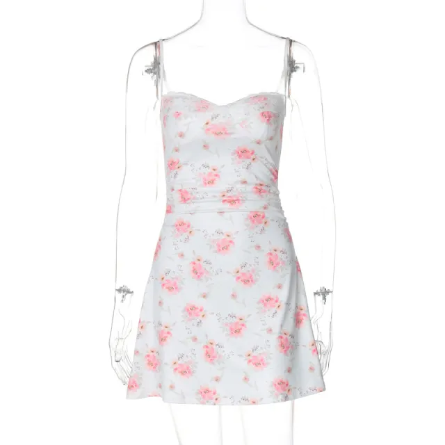 Spliced Lace Trim Princess Dress For Women Pink - Shop at LoveMi