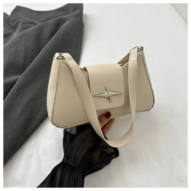 All match Advanced Shoulder Messenger Baguette Bag White - Shop at LoveMi
