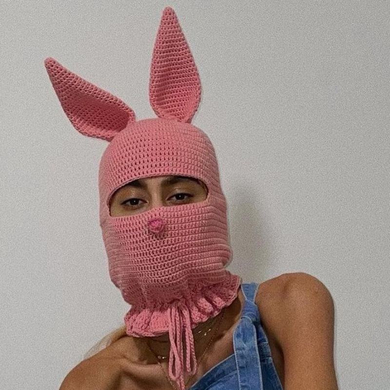 Pink Rabbit Mask