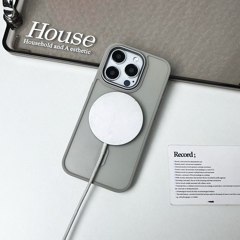 Large Hole JD Frosted Magnetic Phone Case