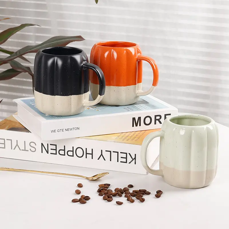 Fashion Pumpkin Ceramic Milk Coffee Cup