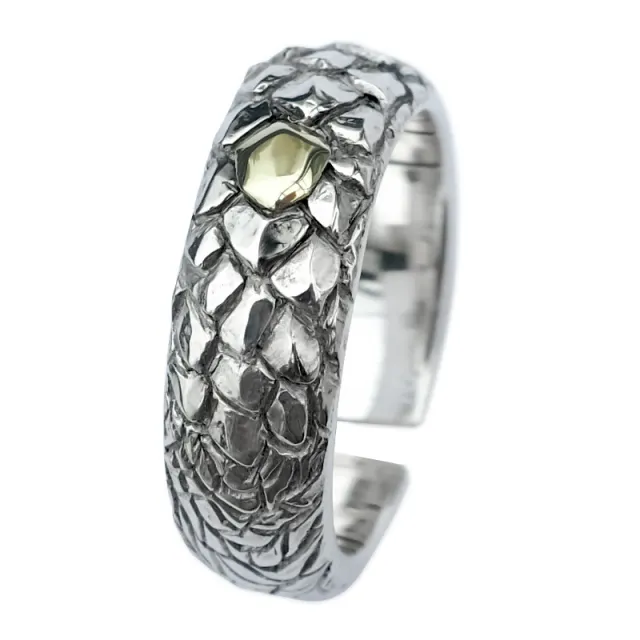 Handmade Thai Silver Plated Black Dragon Scale Ring Vintage Dragon Scales - Shop at LoveMi