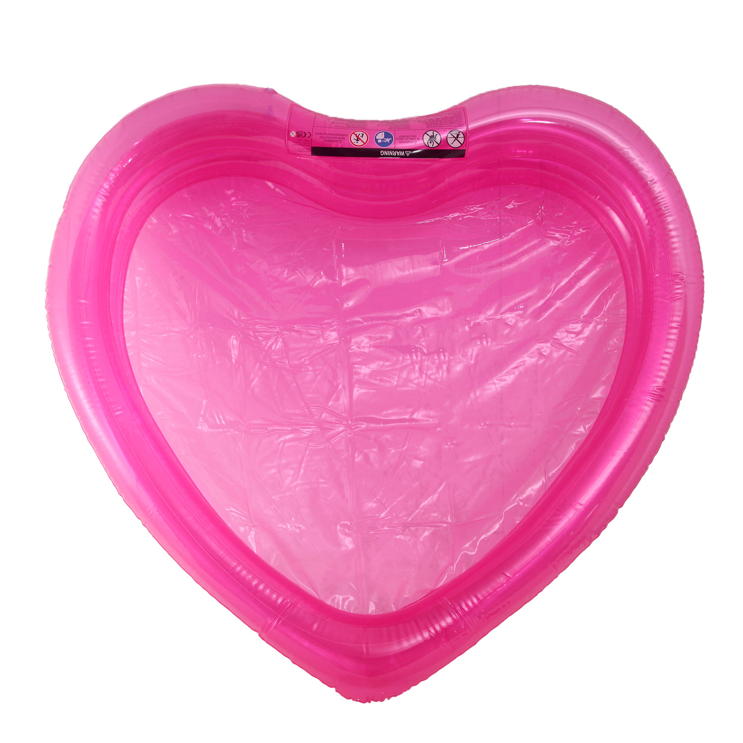 Inflatable Heart-Shaped Pool Float