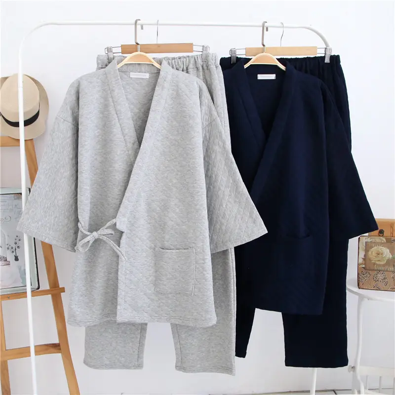 New Autumn Winter Mens Japanese-Style Pure Cotton