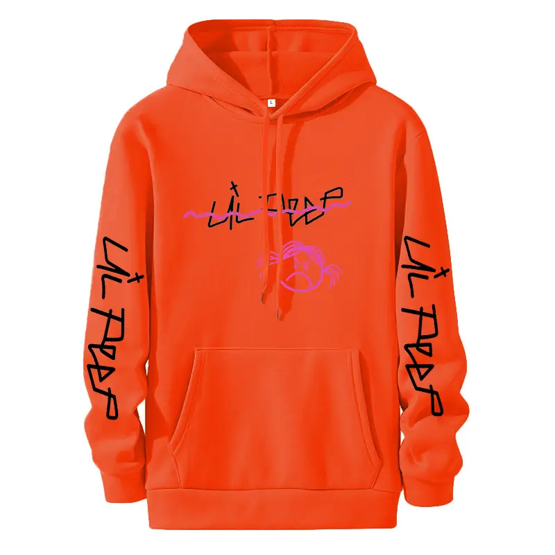 New Street Hooded Crewneck Sweater Winter Clothes