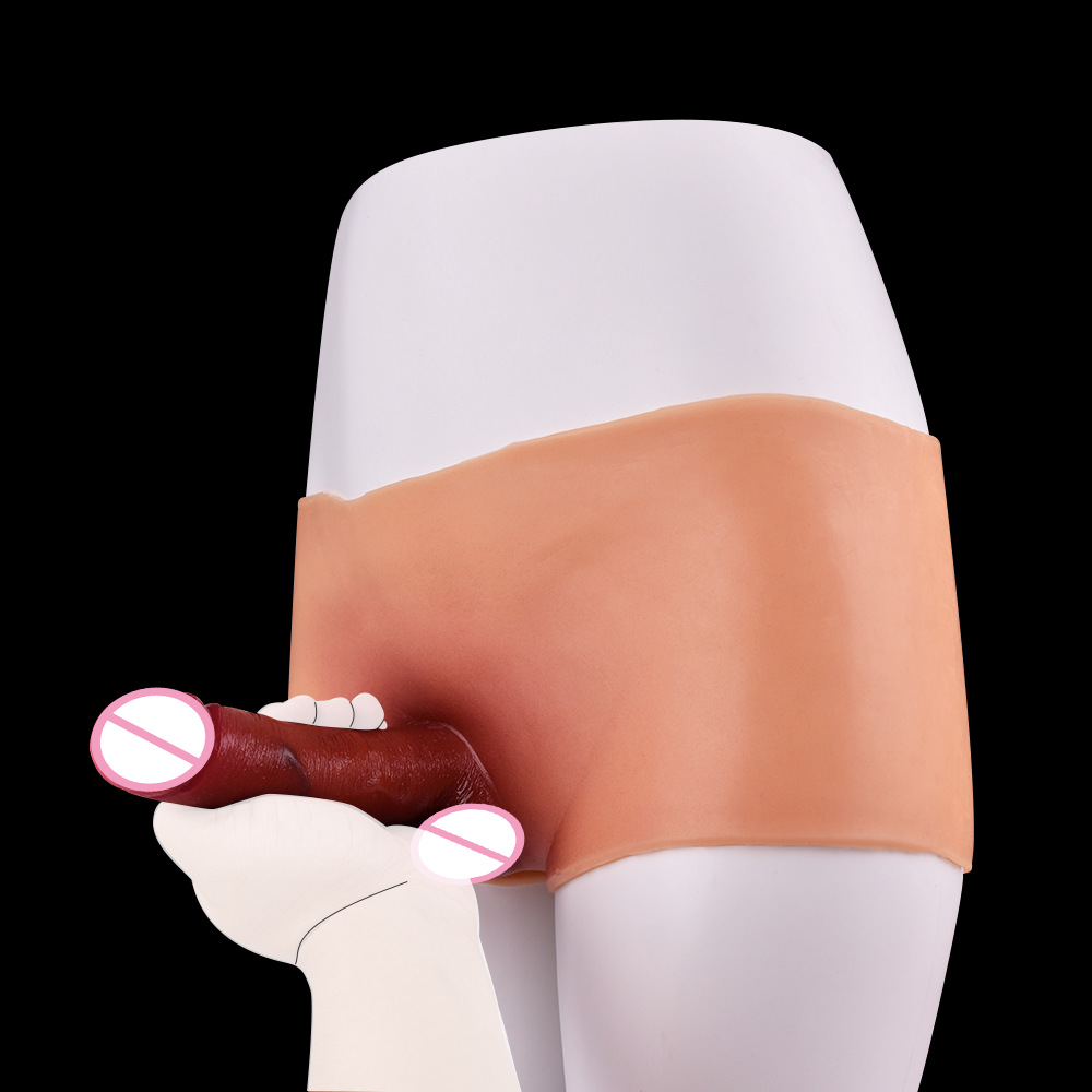 Women's Wearable Dildo Pants Liquid Silicone 26