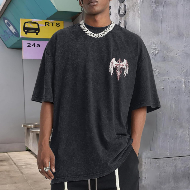 Vintage Goth Punk Shirts For Men Grunge Streetwe