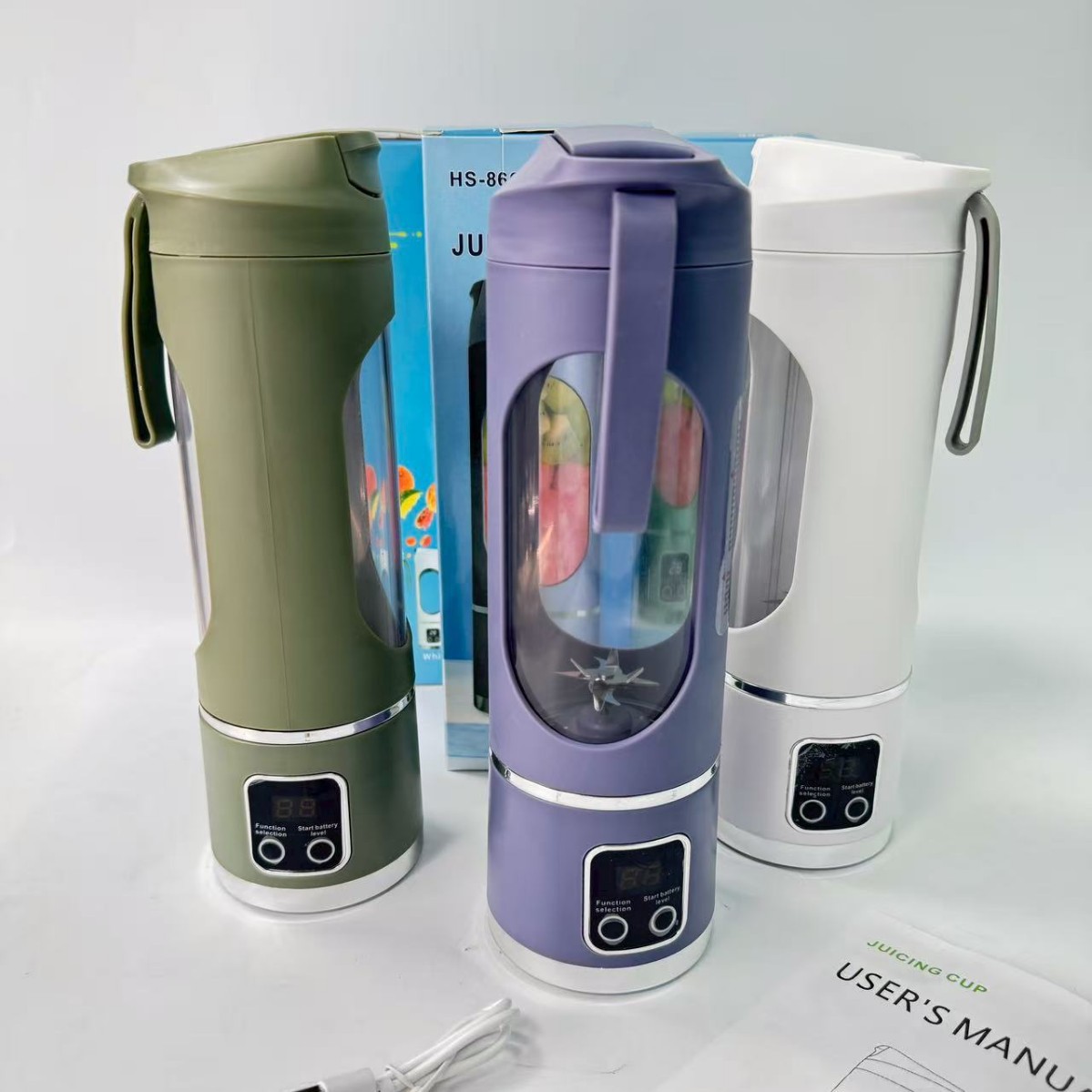 Portable Juicer Outdoor Travel Cup Large Capacity