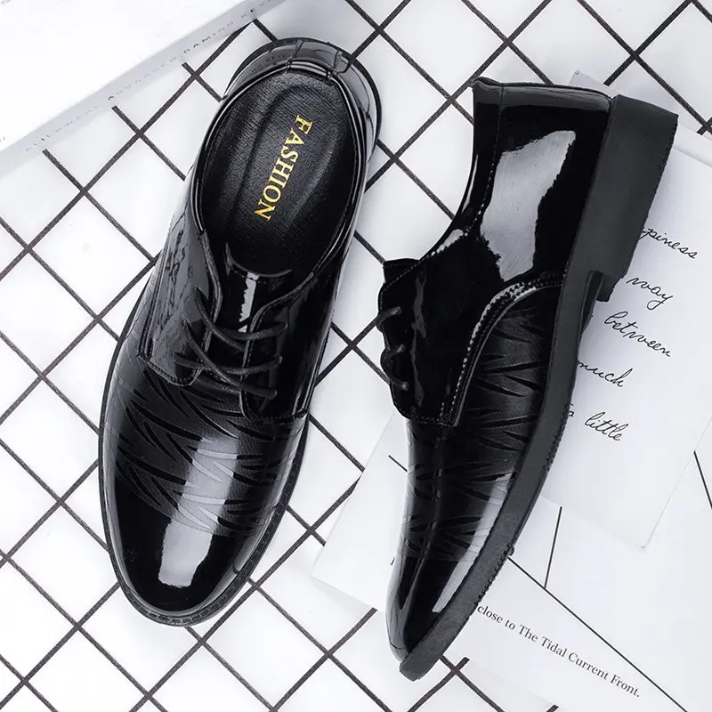 Summer Casual Business Formal Soft-Soled Suit Leather