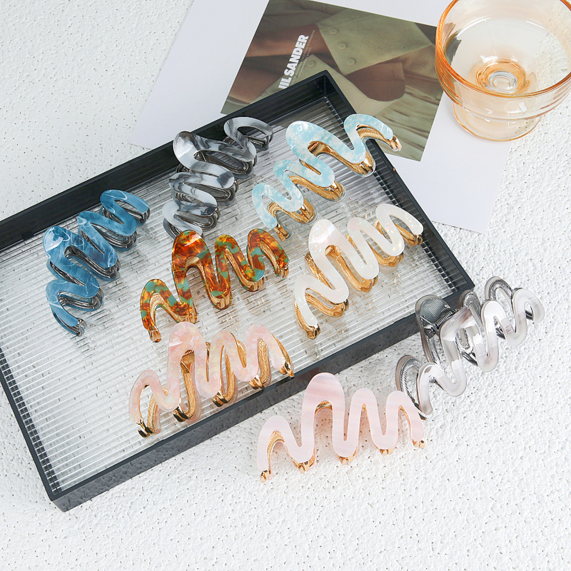 Acetic Acid Hair Claw Large Hair Clip Womens Headpiece — foto 4