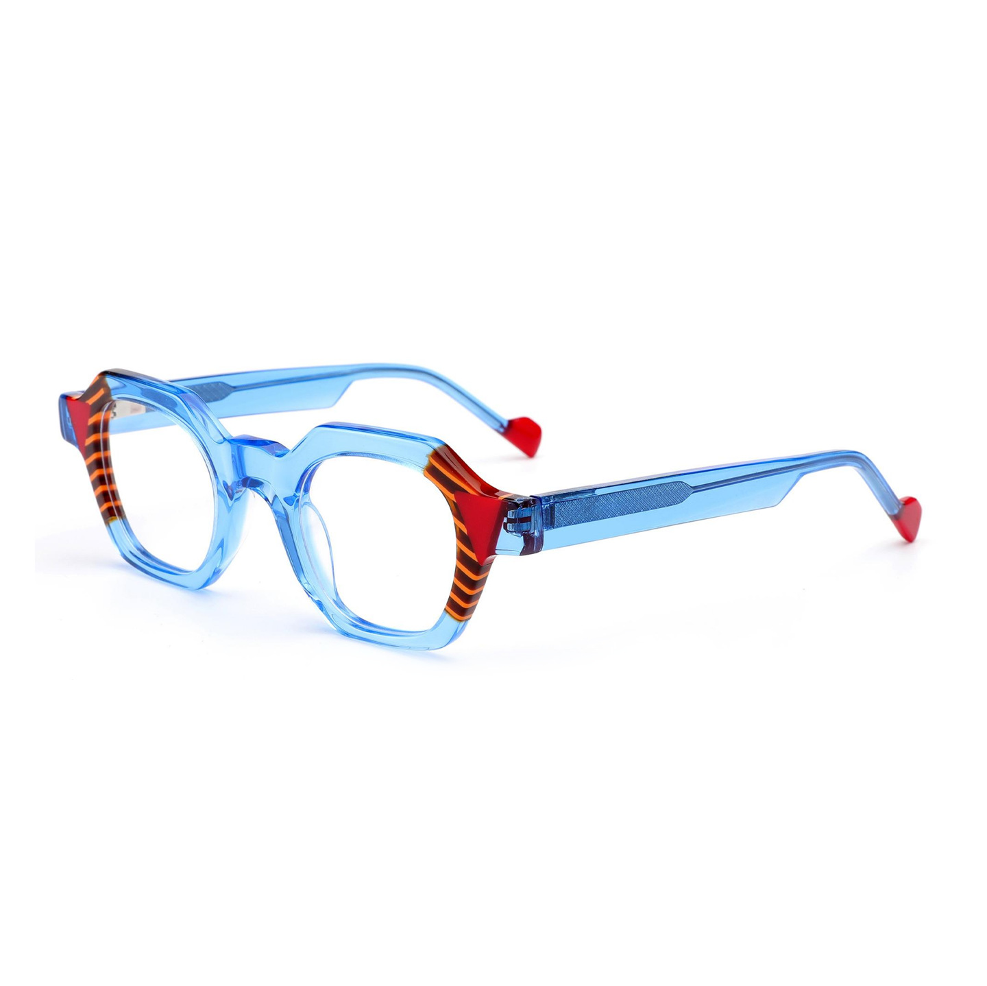 Optical Glasses Frame Multilateral Box Fashion Plain Glasses - Image 7