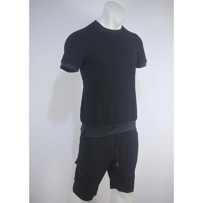 Title 18, Mens Workwear Multi-pocket Shorts Tracksuit. D...