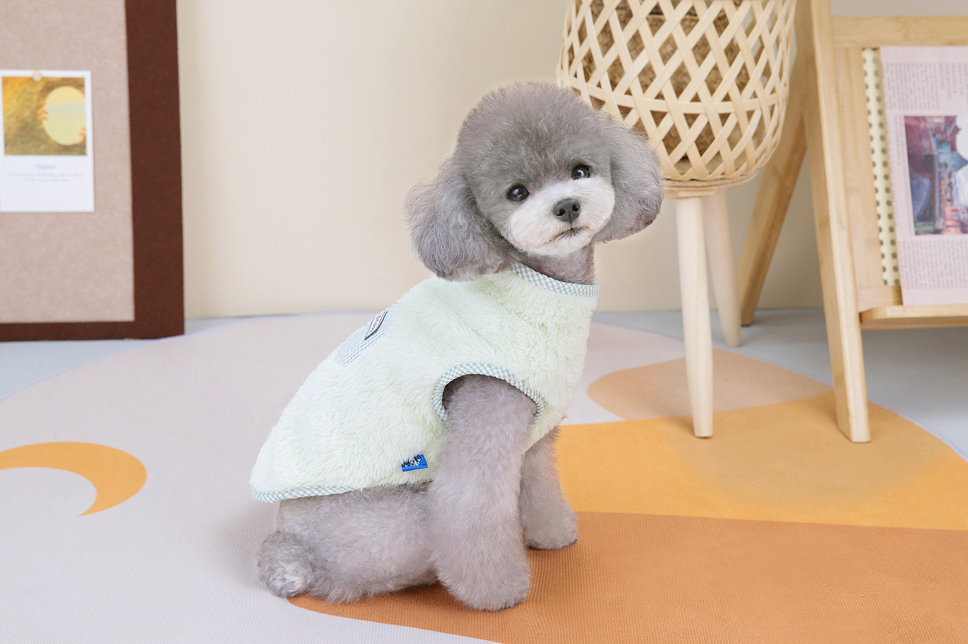 Title 5, Pet Clothes Thermal Plaid Vest