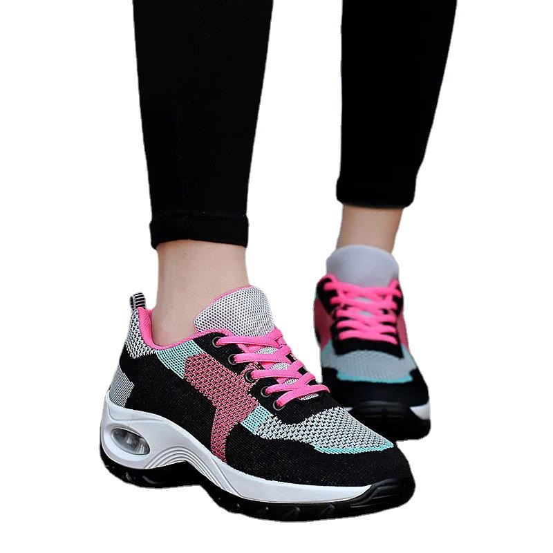 Womens Breathable Mesh Air-Cushioned Sneakers