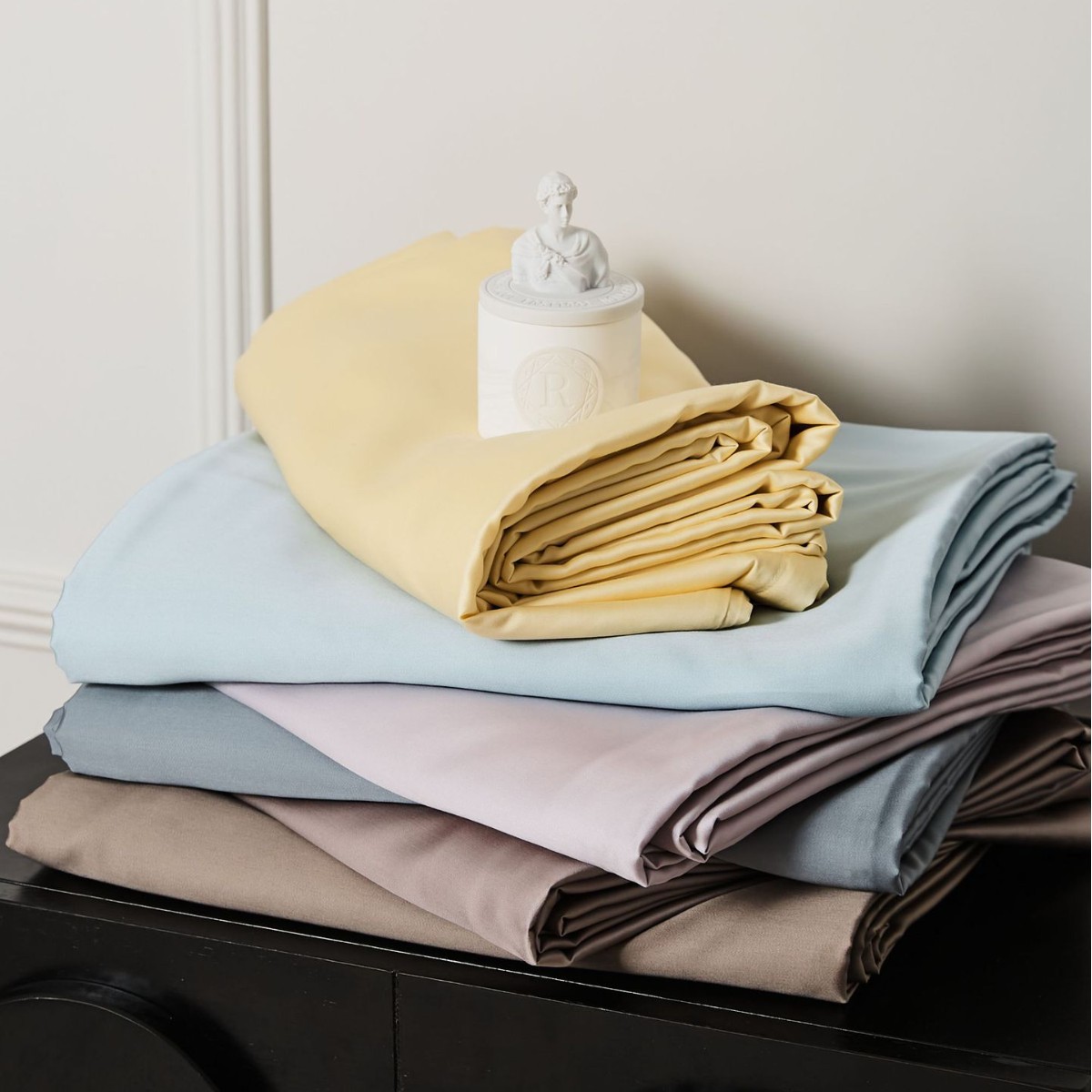 Cooling Solid-color Pillowcase Single Bed Sheet And Fitted Sheet