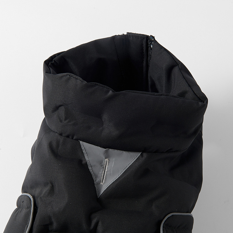 Water- And Wind-Resistant Velcro Jacket For Medium To Large Dogs