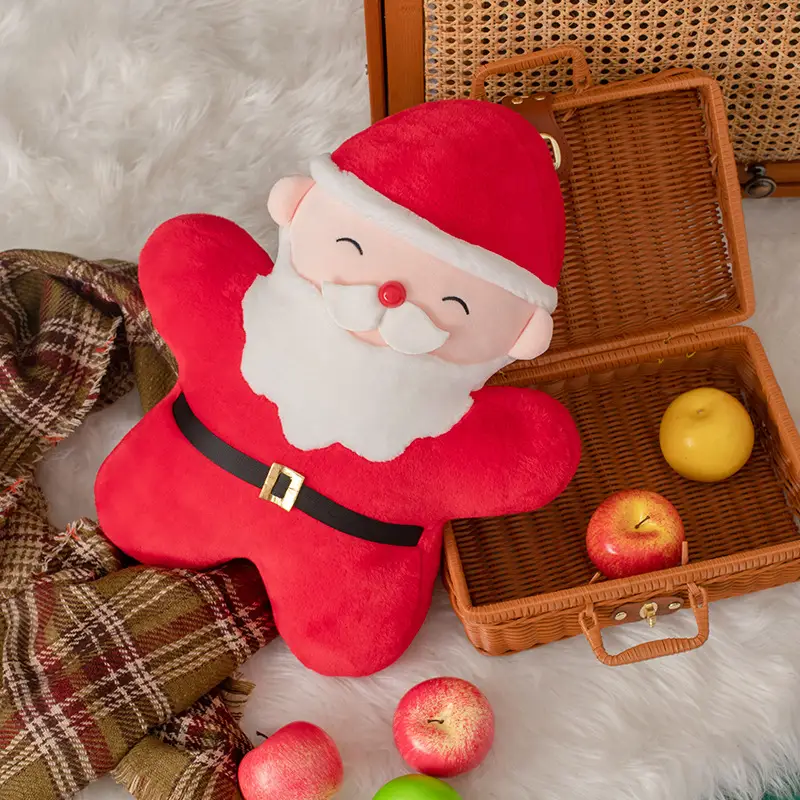 Cute Plush Toy Doll Living Room Sofa Cushion Christmas Gift Gingerbread Man