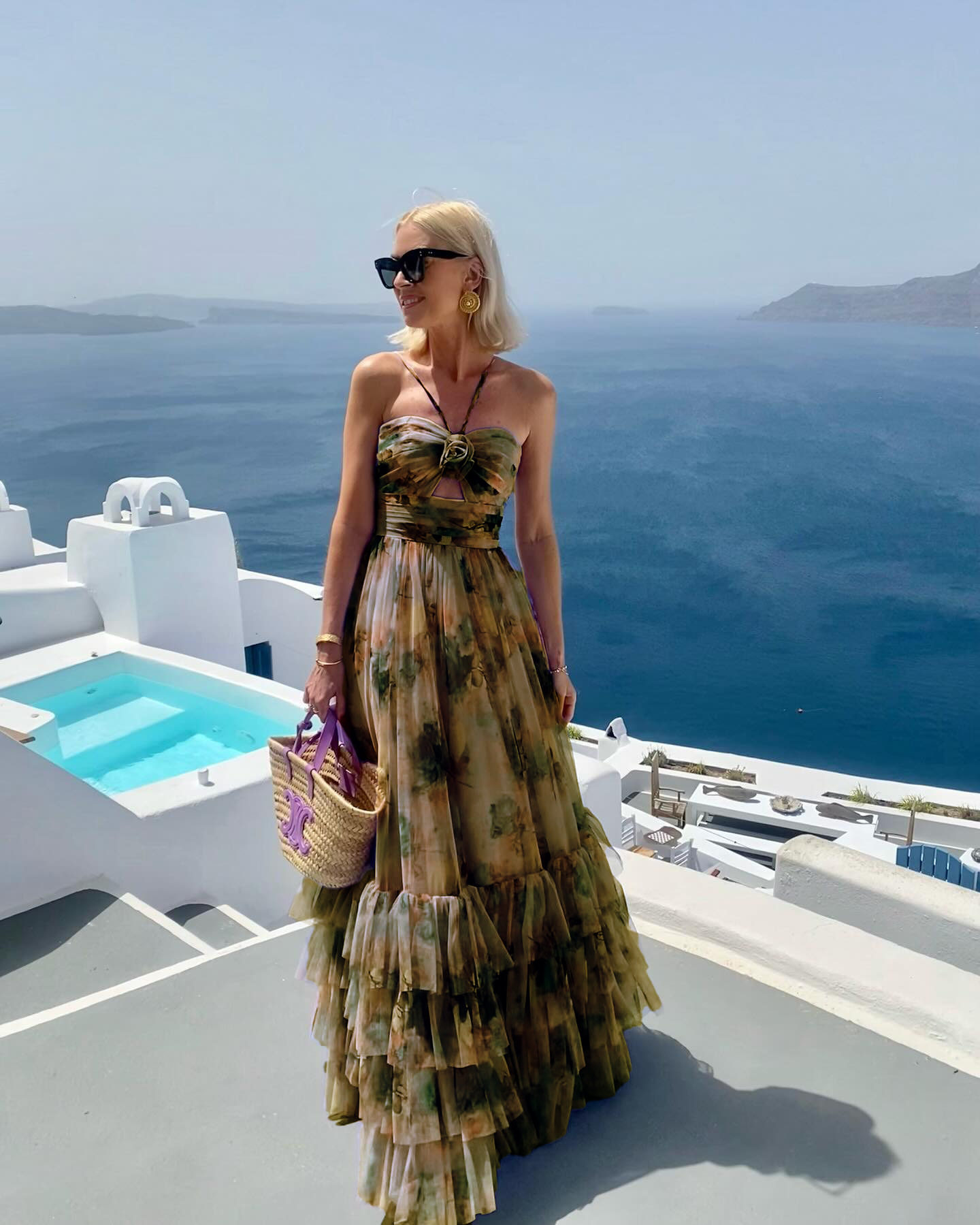 Vacation Style Dopamine Temperament Camisole Dress Khaki - Shop at LoveMi