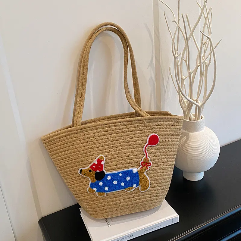 Womens Stylish Tote Basket Bag Bucket