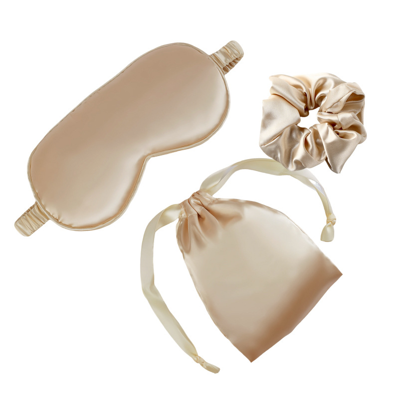 Womens Eye Mask Pouch And Headband Set