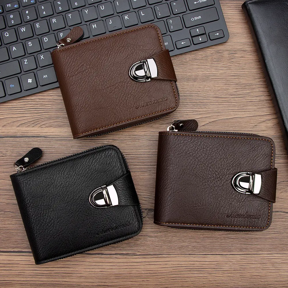 Multifunctional Multiple Card Slots Zipper Handheld Coin