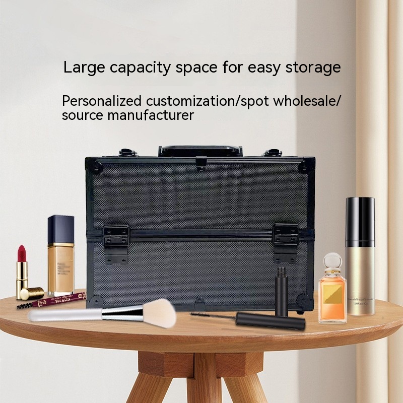 Makeup Fixing Artist Portable Cosmetic Case Multi-layer Tattoo Embroidery High Sense